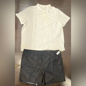 Old Navy | 4XL Polo + 3XL Swim | NEW - NWT